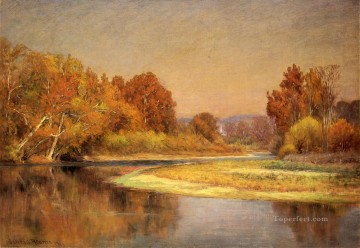  paisaje Pintura - Sicomoros en el paisaje de Whitewater John Ottis Adams